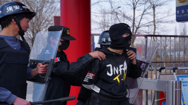 【“三抓三促”行動進行時】共鑄反恐防線 守護平安校園——反恐防暴應急演練